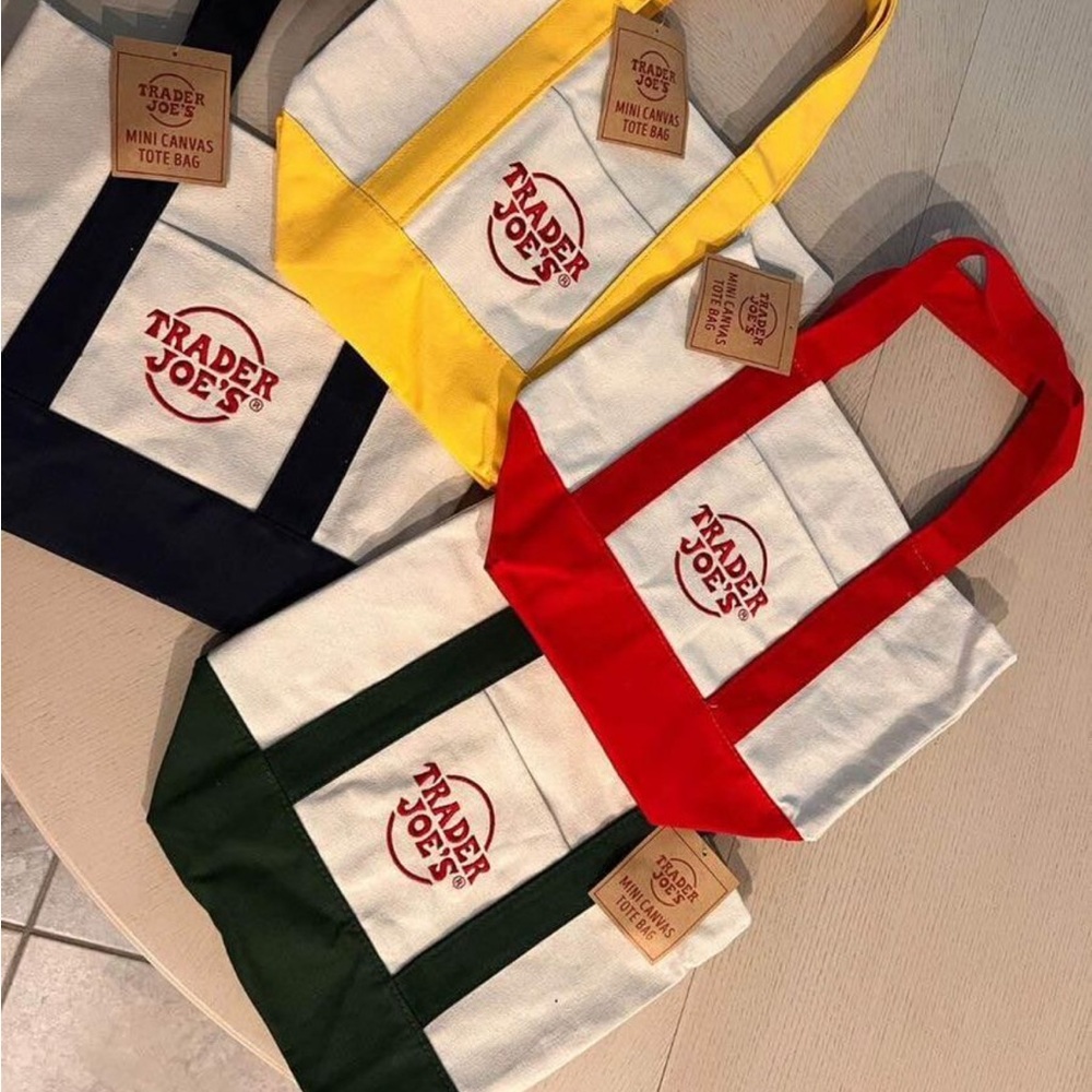 Trader Joe’s mini canvas bag
